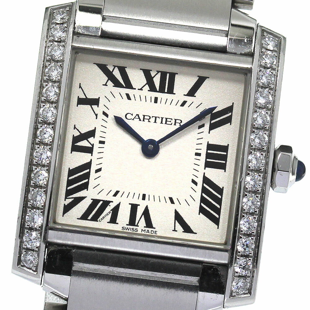 カルティエ CARTIER W4TA0009 タンクフラ