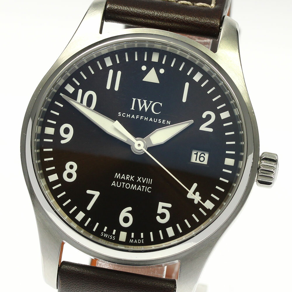 IWC SCHAFFHAUSEN IW327003 パイロット・ウォッチ・マーク XVIII アントワーヌ・ド・サンテグジュペリ 自動巻き メンズ 箱・保証書_807364【中古】