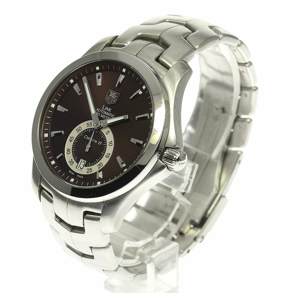 タグホイヤー TAG HEUER WJF211C リンク キャリバー6 デイト 自動巻き メンズ 保証書付き_800859【中古】