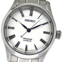 セイコー SEIKO 6R31-00F0/SARX095 プレザージュ デイト 自動巻き メンズ 美品 箱 保証書付き_806562【中古】