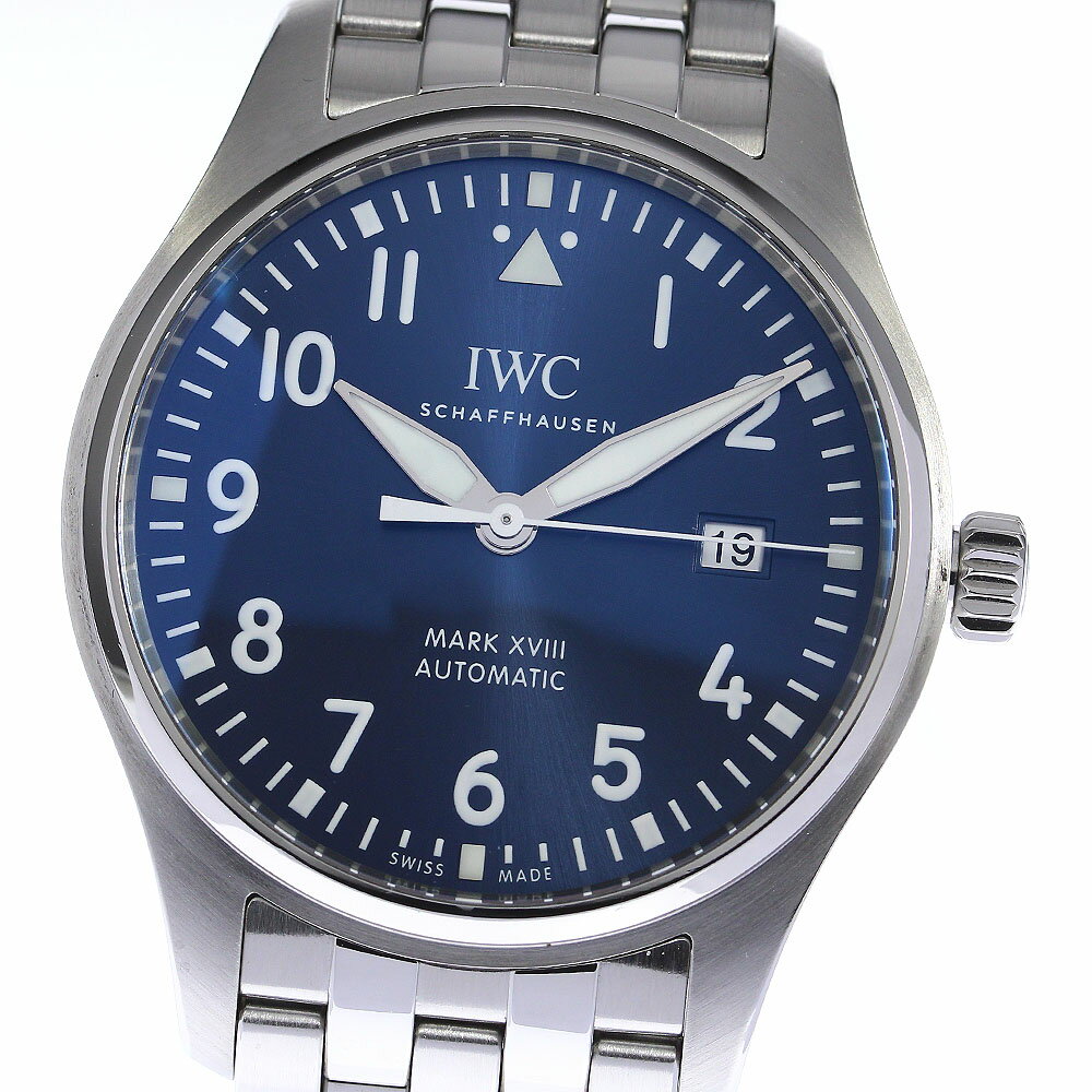 IWC IWC SCHAFFHAUSEN IW327014 マークXVIII プティプランス デイト 自動巻き メンズ 良品 保証書付き_806597【中古】