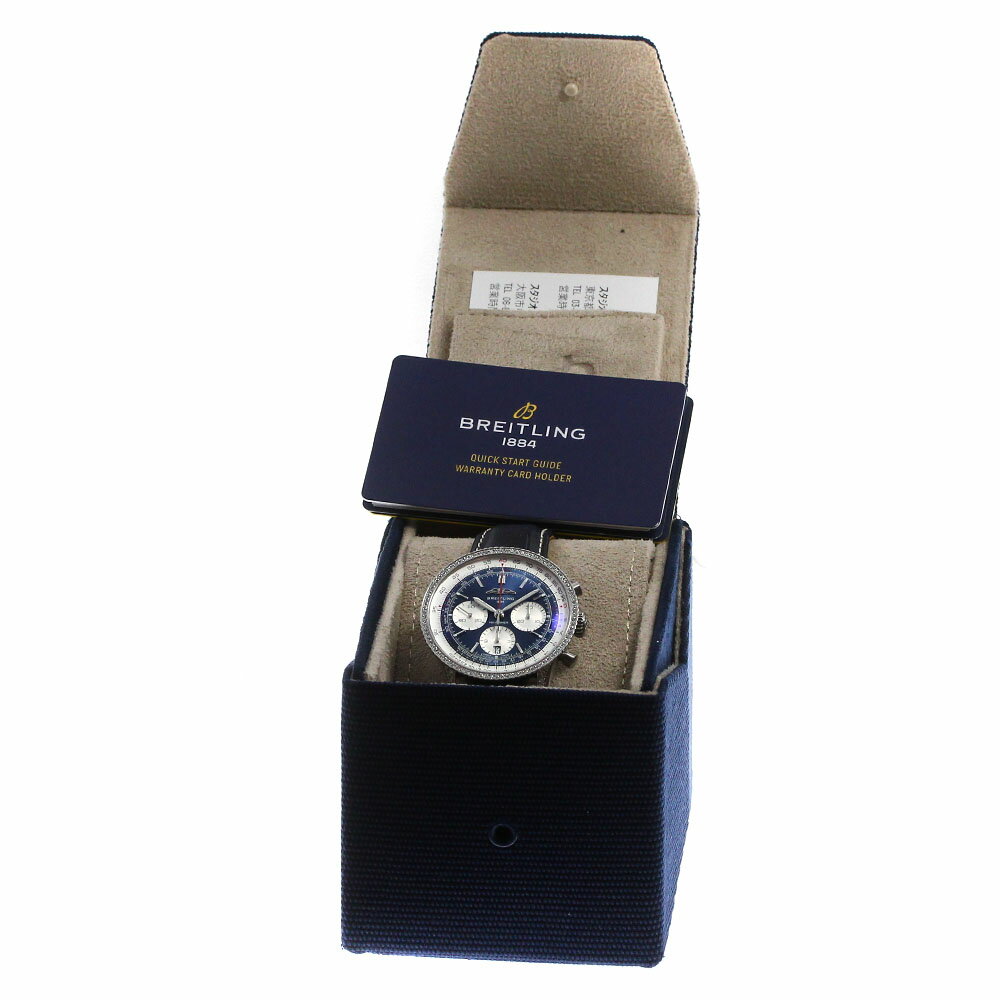 ブライトリング BREITLING AB0139 ナビタイマー B01 クロノグラフ 自動巻き メンズ 極美品 内箱・保証書付き_810226【中古】