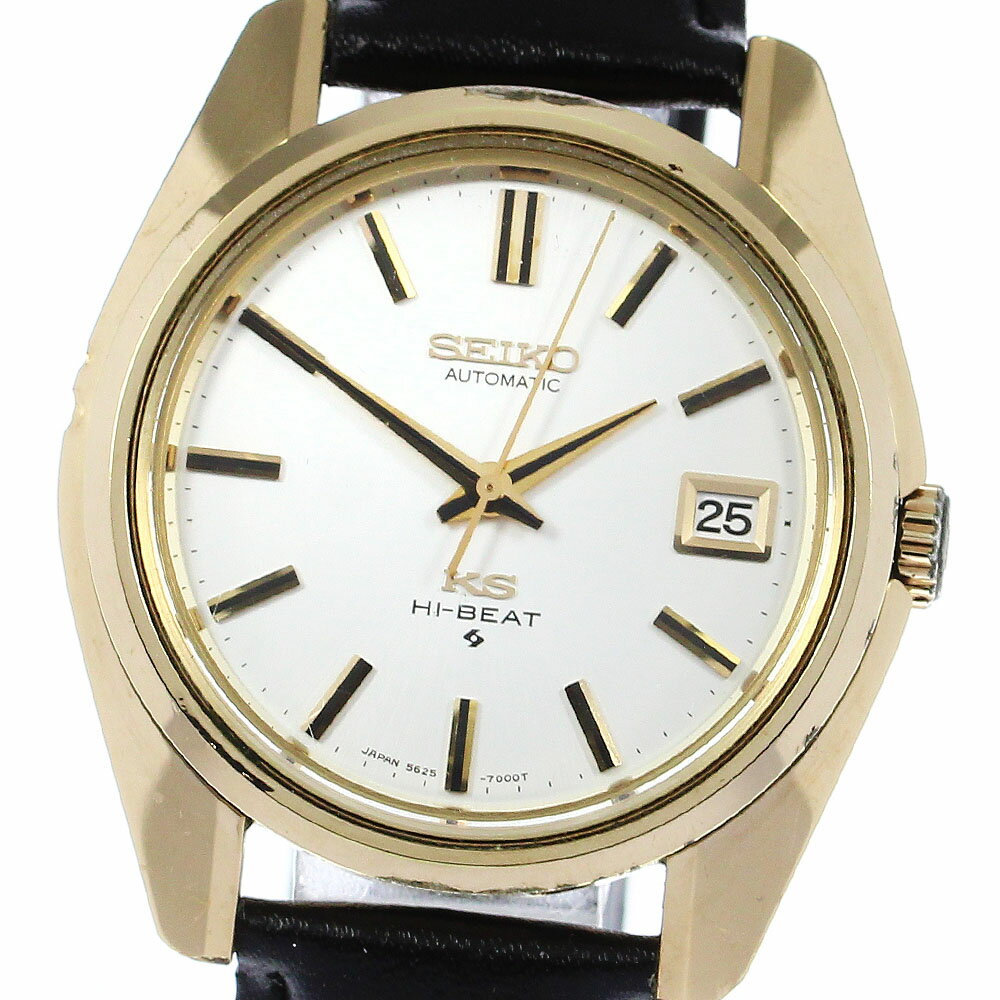 セイコー SEIKO 5625-7000 キングセイコー ハイビート デイト 自動巻き メンズ _808529【中古】