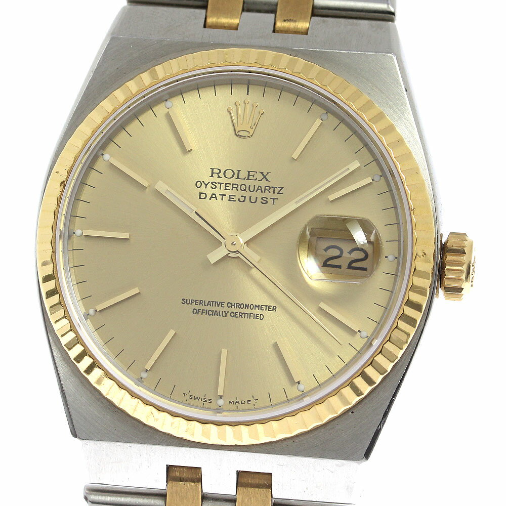 ロレックス ROLEX 17013 オイスタークォーツ デイトジャスト クォーツ メンズ _806284【中古】