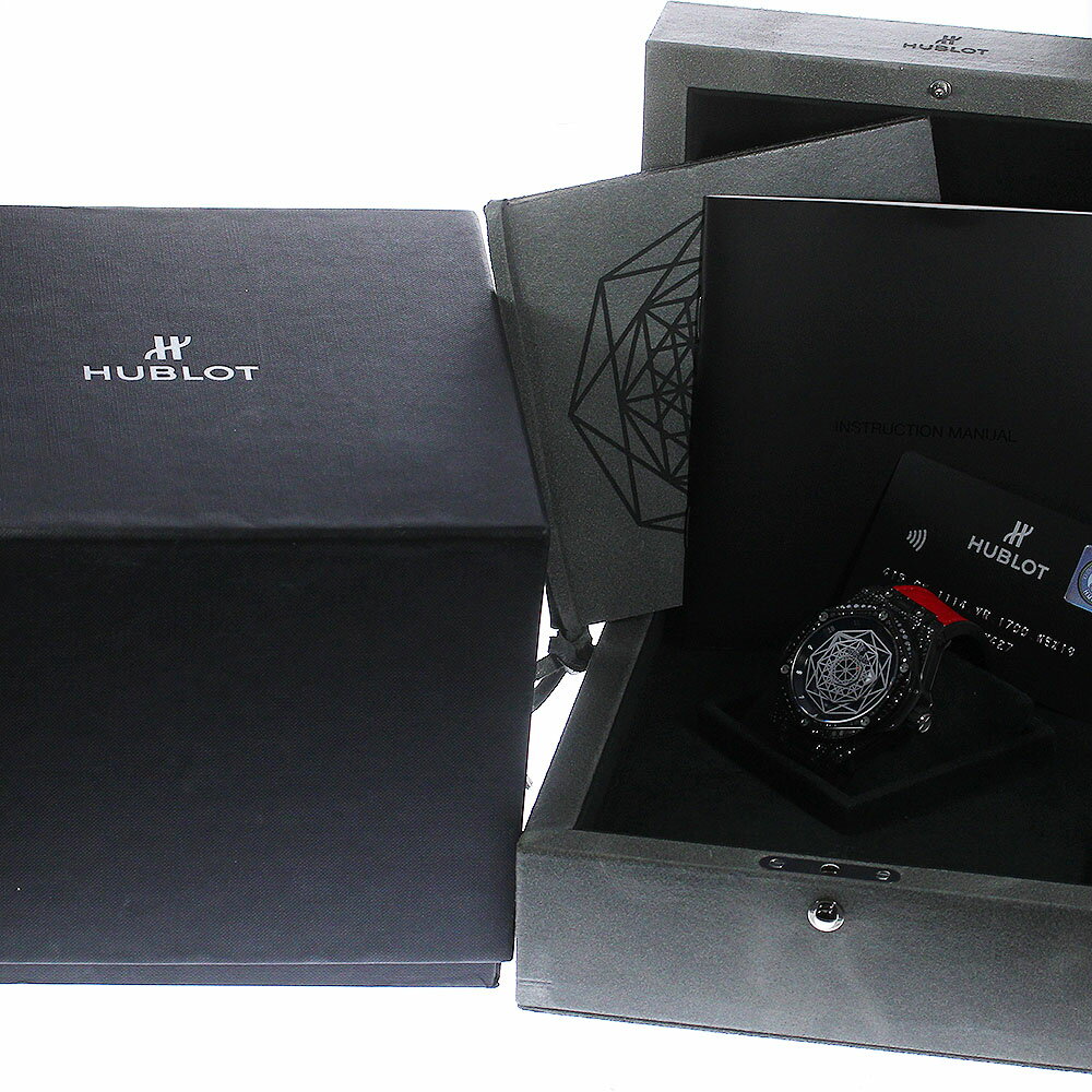 ウブロ HUBLOT 415.CX.1114.VR.1700.MEX19 ビッグバン ウニコ サンブルー 限定20本 AT メンズ 良品 箱・保証書付き_771307【中古】