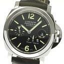 パネライ PANERAI PAM01090 ルミノール パワーリザーブ アッチャイオ 自動巻き メンズ 美品 箱・保証書付き_806465