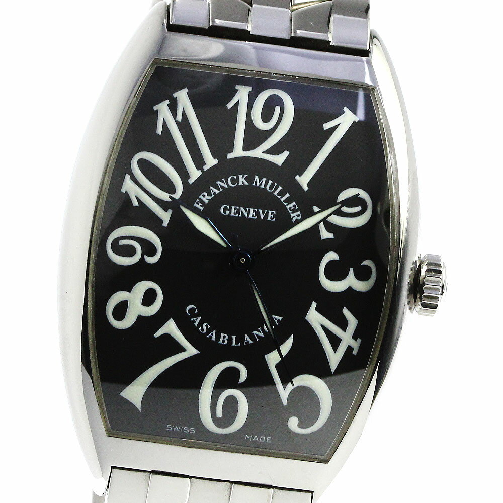 フランクミュラー FRANCK MULLER 6850 カサブランカ 自動巻き メンズ 箱付き_394205【ev15】【中古】