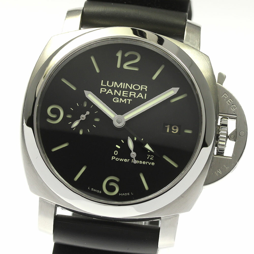 パネライ PANERAI PAM00321 ルミノール 1950 3デイズ GMT 自動巻き メンズ ...