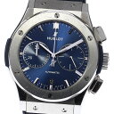 ウブロ HUBLOT 521.NX.7170.LR クラシックフュージョン チタニウム クロノグラフ 自動巻き メンズ 保証書付き_810652