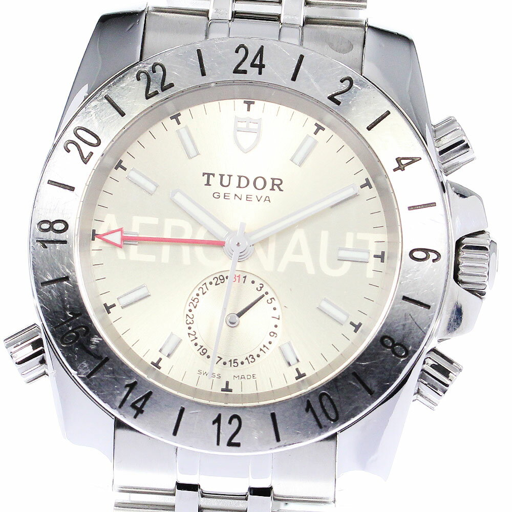 チュードル TUDOR 20200 アエロノート GMT デイト 自動巻き メンズ 保証書付き_80 ...