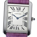 カルティエ CARTIER W5200003 タンクソロLM クォーツ メンズ 良品 保証書付き_8 ...