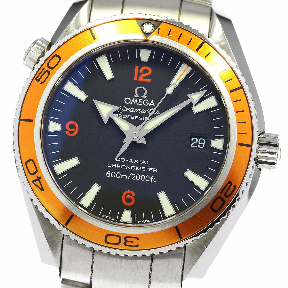 オメガ OMEGA 2209.50 シーマスター600 プラネットオーシャン デイト 自動巻き メンズ _803504【中古】