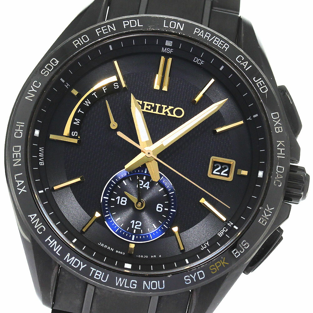 楽天CLOSERセイコー SEIKO SAGA257/8B63-0AM0 ブライツ 大谷翔平モデル 1100本限定 ソーラー電波 メンズ _809373【中古】