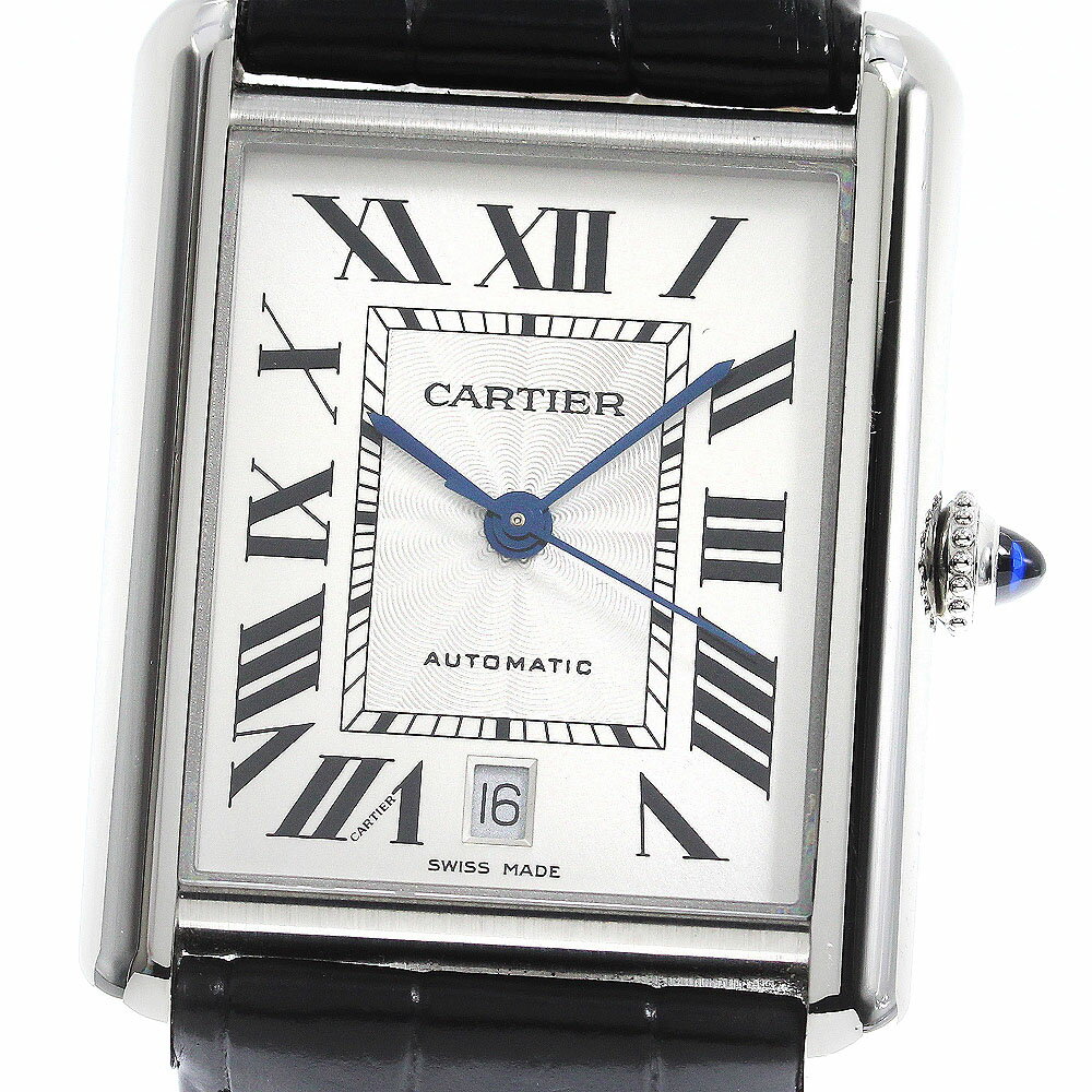 カルティエ CARTIER WSTA0040 タンクマスト XL デイト 自動巻き メンズ 良品 _810235【中古】