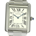 カルティエ CARTIER W5200013 タンクソロ SM クォーツ レディース 美品 _809 ...