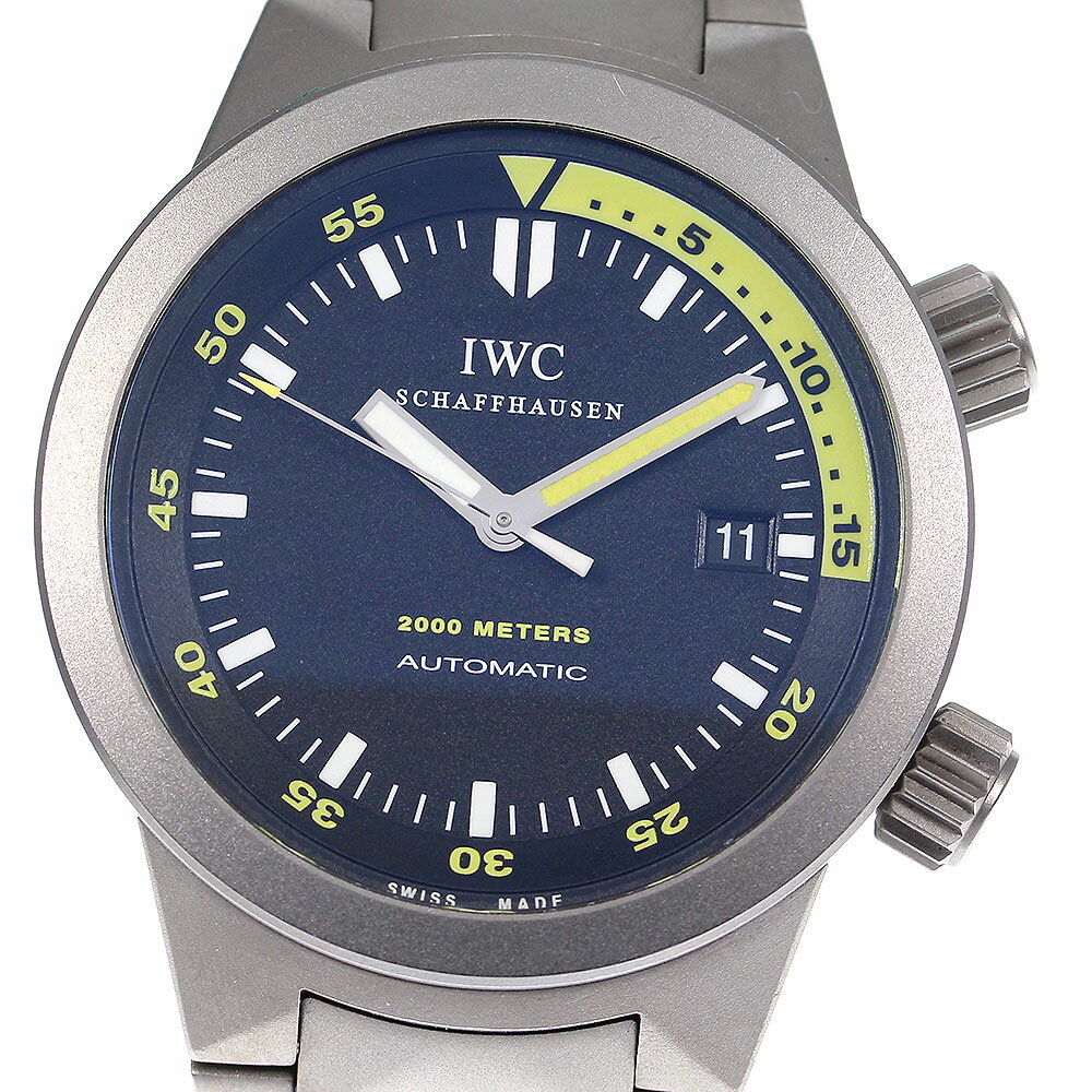 IWC IWC SCHAFFHAUSEN IW353803 アクアタイマー オートマティック2000 ...