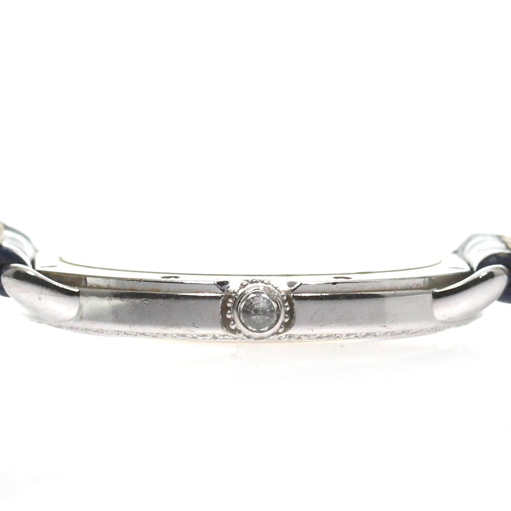 カルティエ CARTIER WD600251 ロンドルイ K18WG ダイヤベゼル 手巻き レディース _...