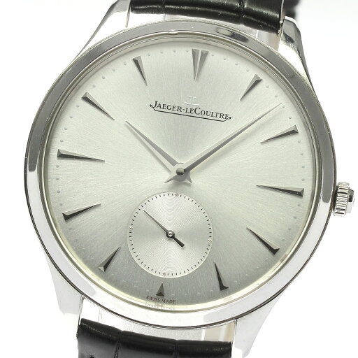 ジャガー・ルクルト JAEGER-LECOULTRE Q1278420 マスターウルトラスリム スモールセコンド 自動巻き メンズ 箱・保証書付き_812142【中古】 ジャガー・ルクルト JAEGER-LECOULTRE Q1278420 マスターウルトラスリム スモールセコンド 自動巻き メンズ 箱・保証書付き_812142【中古】