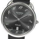 エルメス HERMES AR4.810 アルソー デイト 自動巻き メンズ 内箱・保証書付き_807379【中古】