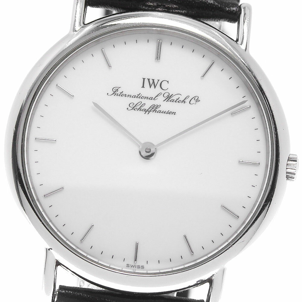 IWC IWC SCHAFFHAUSEN IW3341 ポートフィノ クォーツ メンズ _810182【中古】