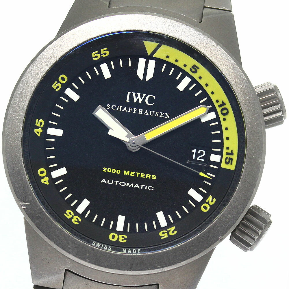 IWC SCHAFFHAUSEN IW353804 アクアタイマー オートマティック2000 デイト ...