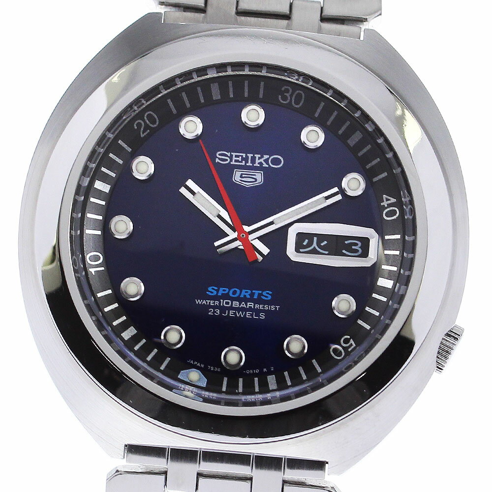 セイコー SEIKO Ref.7S36-0060 セイコー5 スポーツ デイデイト 自動巻き メンズ _763888【中古】