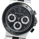 ブルガリ BVLGARI DG37SCCH ディアゴノ クロノグラフ 自動巻き ボーイズ 美品 箱・保証書付き_813476【中古】