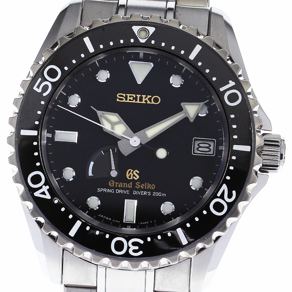 セイコー SEIKO SBGA031/9R65-0AN0 グランドセイコー ダイバーズ パワーリザーブ スプリングドライブ メンズ 箱 保証書付き_811068【中古】