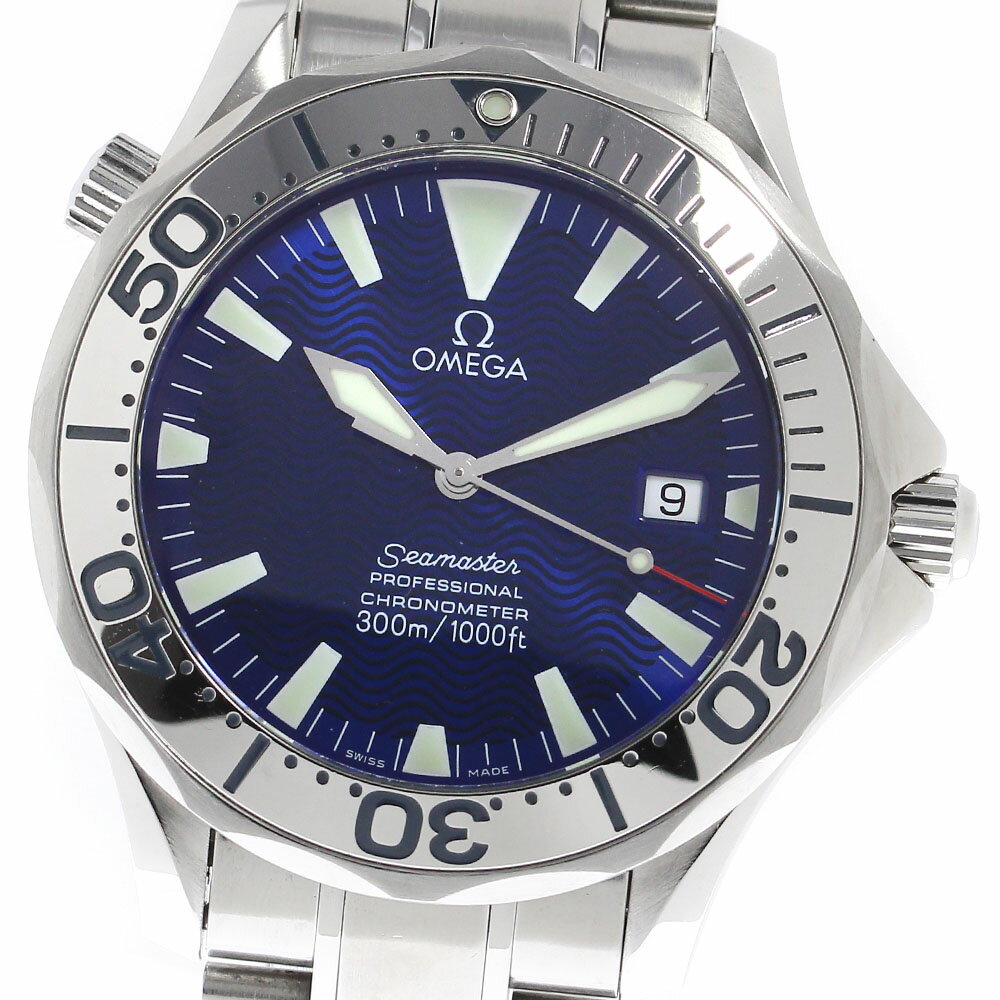 オメガ OMEGA 2255.80 シーマスター300 デイト 自動巻き メンズ _804988【中古】