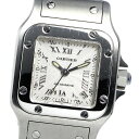 カルティエ CARTIER W20044D6 サントスガルベ SM 20周年記念モデル 自動巻き レディース 良品 保証書付き_814006【中古】