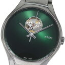 ラドー RADO R27108312 トゥルー シークレット 自動巻き メンズ 美品 _812372【中古】