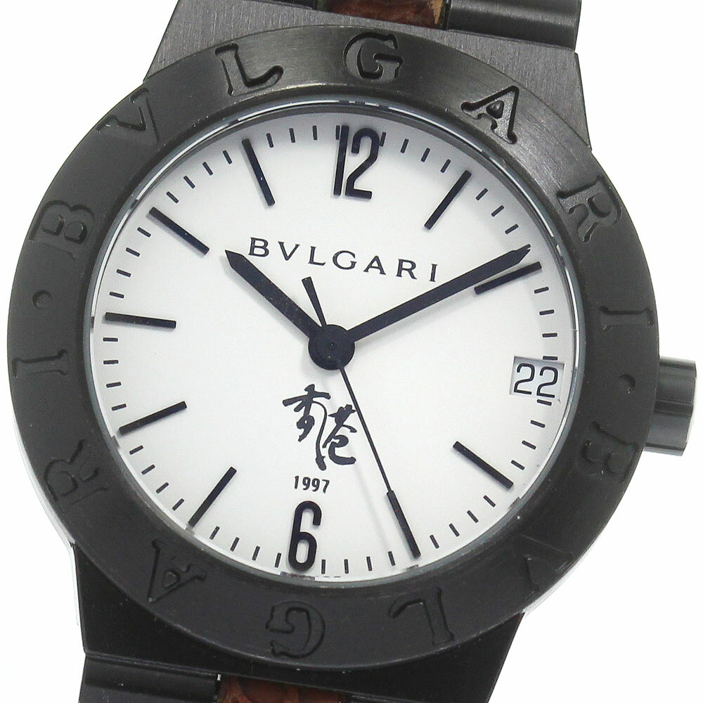 ブルガリ BVLGARI LC29S ディアゴノスポーツ 香港返還記念限定モデル デイト 自動巻き レディース _812412【中古】