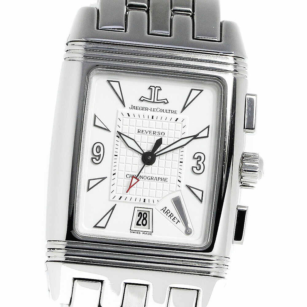 ジャガー・ルクルト JAEGER-LECOULTRE 295.8.59 レベルソ クロノグラフ 手巻き メンズ 良品 _812376