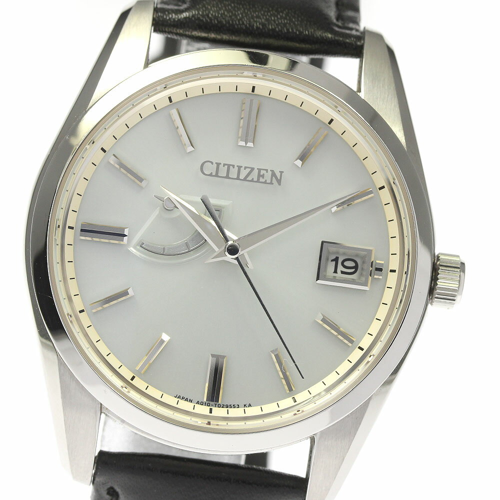 シチズン CITIZEN AQ1010-03A/A010-T018530 ザ・シチズン エコドライブ デイト ソーラー メンズ 保証書付き_802595【中古】