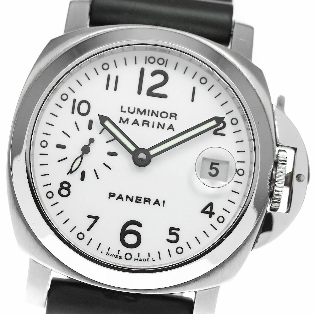 パネライ PANERAI PAM00049 ルミノール マリーナ デイト スモールセコンド 自動巻き ...