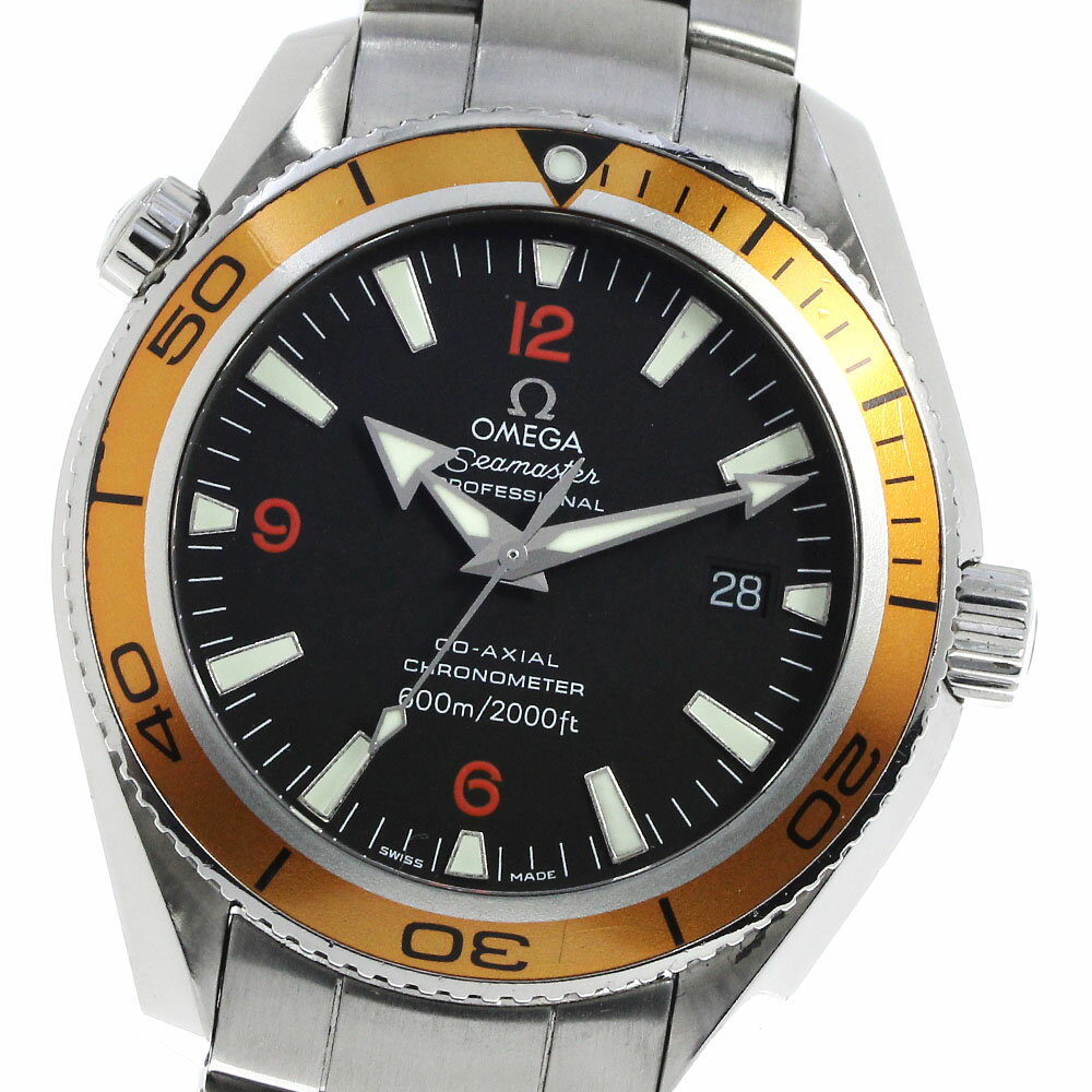 オメガ OMEGA 2209.50 シーマスター600 プラネットオーシャン デイト 自動巻き メンズ _810773【中古】