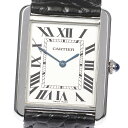 カルティエ CARTIER W1018355 タンクソロLM クォーツ メンズ _815116【中古】