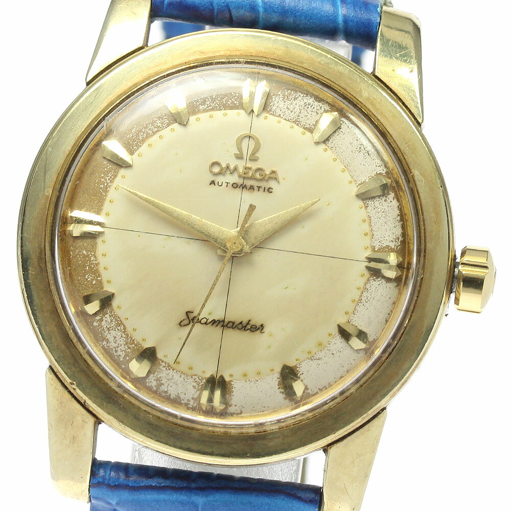 訳あり オメガ OMEGA 2767-3SC シーマスター ハーフローター cal.354 ヴィンテージ 自動巻き メンズ _800575【中古】