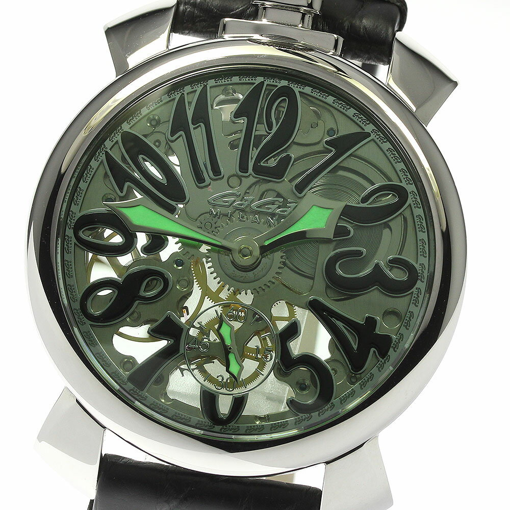 楽天市場】ガガミラノ 中古(テイスト(腕時計)スケルトン 楽天市場】ガガミラノ 中古(テイスト(腕時計)スケルトン