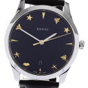 グッチ GUCCI 126.4/YA1264029 Gタイムレス デイト クォーツ ボーイズ 良品 _742890【中古】