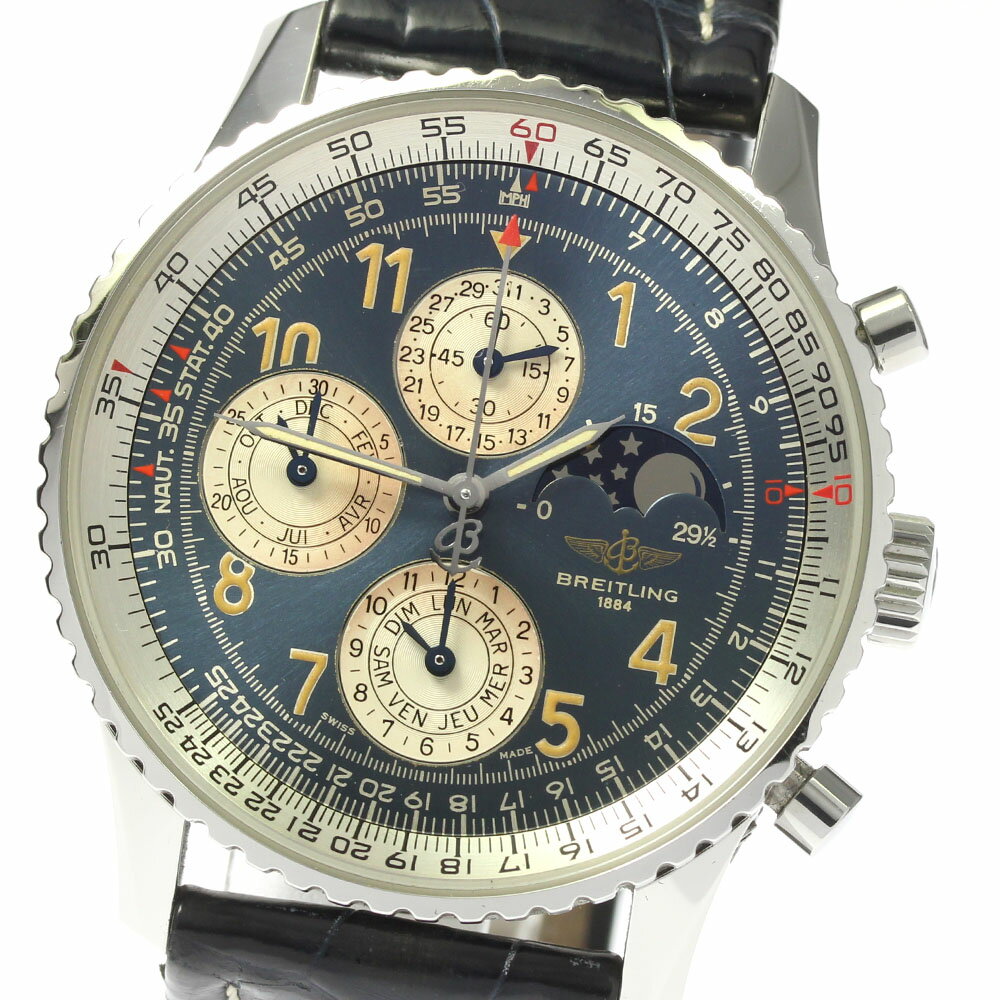 ブライトリング BREITLING A19022 ナビタイマー1461 セミパーペチュアルカレンダー 250本限定 自動巻き メンズ _791076【ev15】【中古】