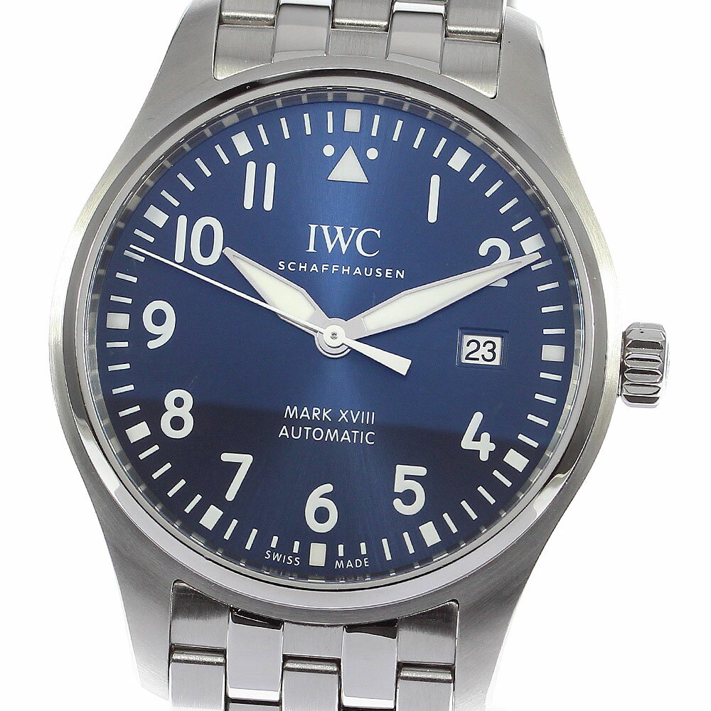 IWC IWC SCHAFFHAUSEN IW327014 マークXVIII プティプランス デイト 自動巻き メンズ 良品 保証書付き_795096【中古】