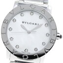 ブルガリ BVLGARI BBL37S ブルガリブルガリ 12Pダイヤ 自動巻き メンズ 内箱・保証書付き_809189【中古】