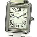 カルティエ CARTIER W5200013 タンクソロ SM クォーツ レディース 良品 保証書付 ...