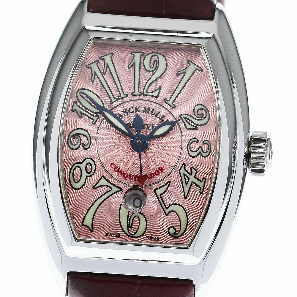 フランクミュラー FRANCK MULLER 8005LSC コンキスタドール デイト 自動巻き レ ...