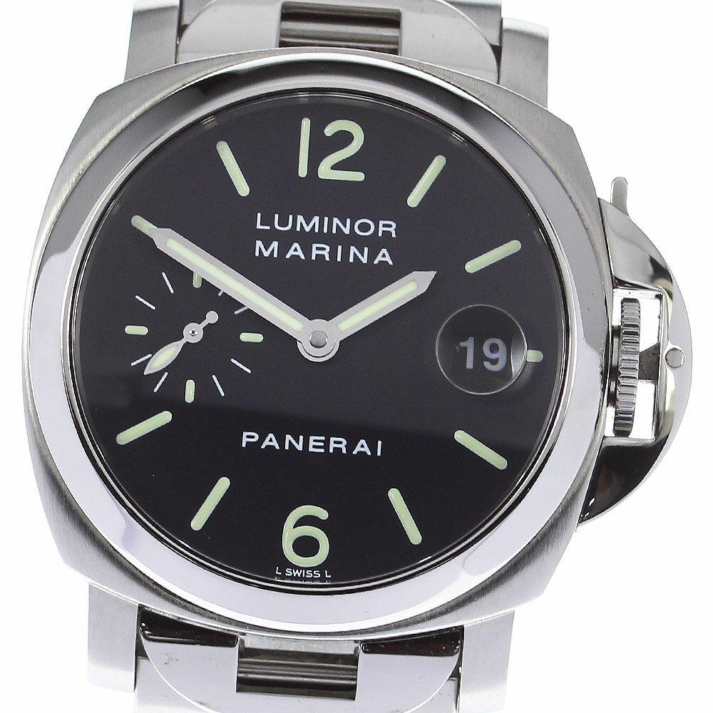 パネライ PANERAI PAM00298 ルミノール マリーナ デイト 自動巻き メンズ 箱・保証 ...