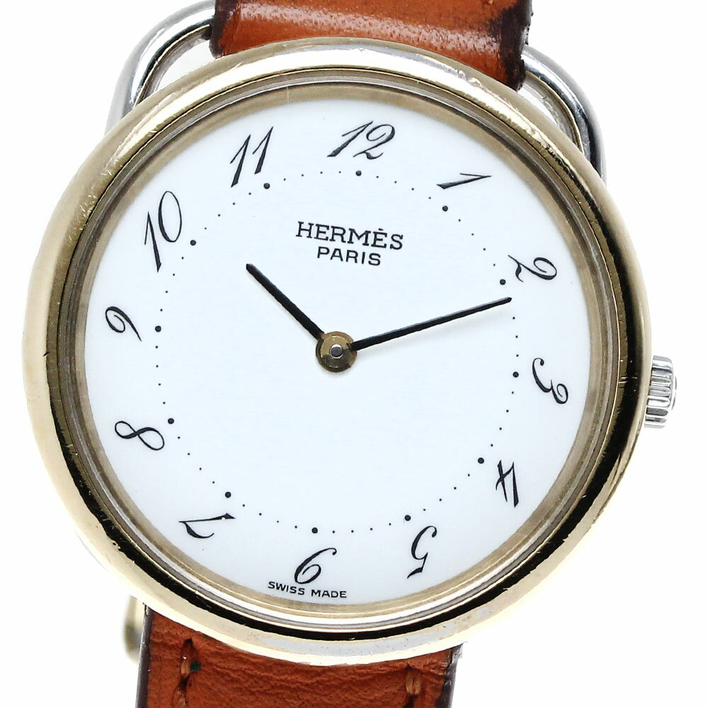 エルメス HERMES AR5.510 アルソー クォーツ ボーイズ 内箱付き_815397【中古】