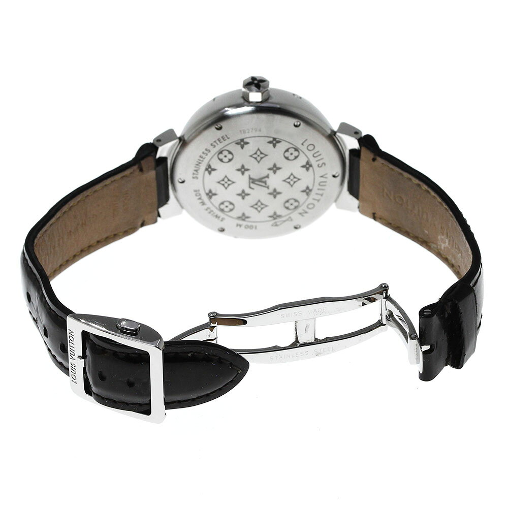 CLOSERのルイ・ヴィトン LOUIS VUITTON Q111C タンブール ディアモンGM ダイヤモンドダイアル クォーツ メンズ _815056【中古】｜アングル3