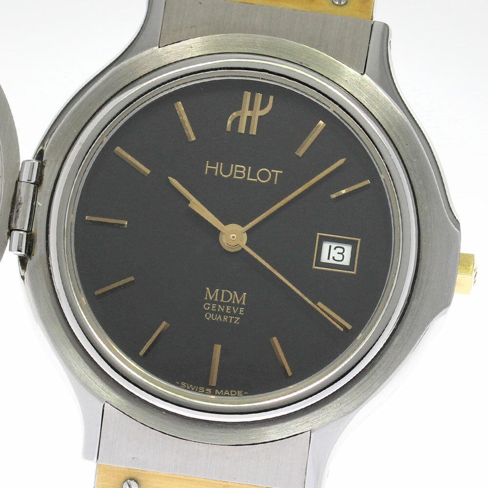 ウブロ HUBLOT 140.11.2 MDM デイト ハンターケース クォーツ ボーイズ _816277【中古】