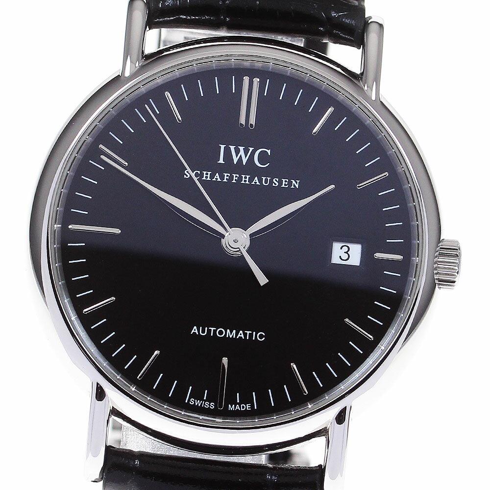 IWC IWC SCHAFFHAUSEN IW356308 ポートフィノ デイト 自動巻き メンズ  ...